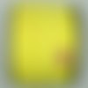 Suedine faux daim cordon plat 3mm par 2 mètres jaune clair