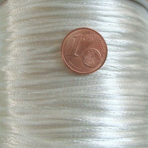 5 mètres queue de rat fil cordon satiné 1,5mm blanc