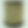 Suedine faux daim cordon plat aspect croute cuir beige par 2 mètres