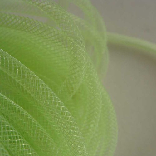 5 mètres resille tubulaire cordon résille 4mm vert clair
