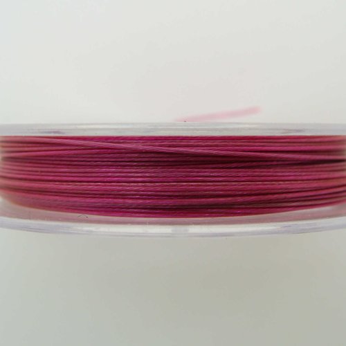 Fil câble 0,30mm rose violet bobine 10m fil gainé très fin