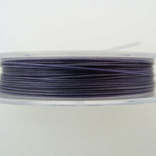 Fil câble 0,30mm violet indigo bobine 10m fil gainé très fin