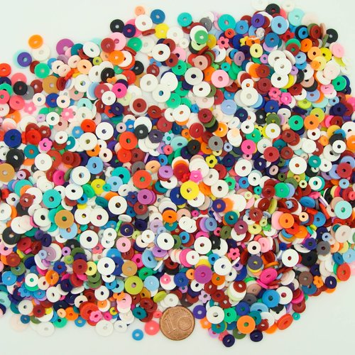75 grammes perles rondelles heishi pate polymère mix couleurs tailles.