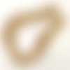 75 mètres fil torsadé marron kaki polyester ciré 1mm cordon lacet création bijoux déco