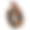 Anses de sac cabas miyako en cuir pré-percée - camel - 50x2,5cm