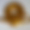 Ruban satin n°2 - 10 mm - couleur n°45 beige doré - oeko-tex - fabriqué en suisse