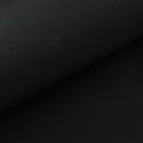 Toile coton kiyohara oxford noir - 450gr/m²