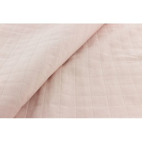 Coton matelassé tayio - rose nude - made in france