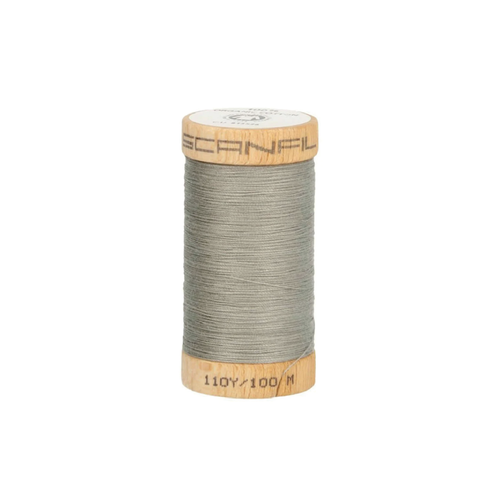 Fil coton bio 100m - scanfil - 4832 gris