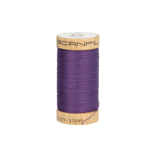 Fil coton bio 100m - scanfil - 4813 violet
