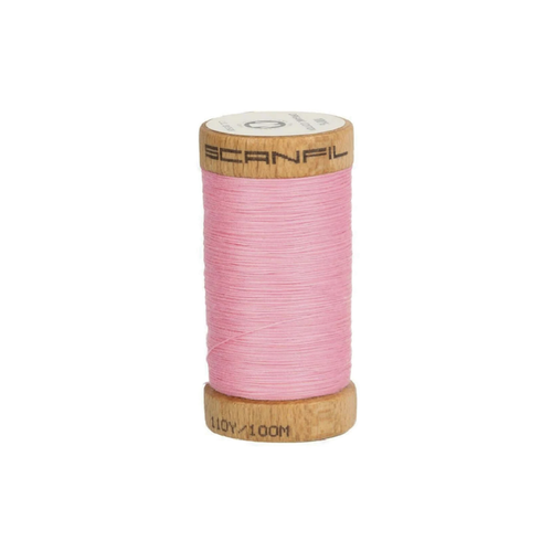Fil coton bio 100m - scanfil - 4809 rose clair