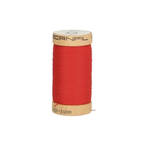 Fil coton bio 100m - scanfil - 4805 rouge