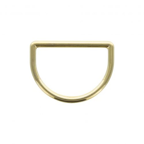 Demi anneau 30x20 mm - doré - à l'unité