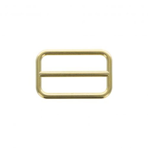 Boucle de serrage fixe 30x18mm - doré - à l'unité