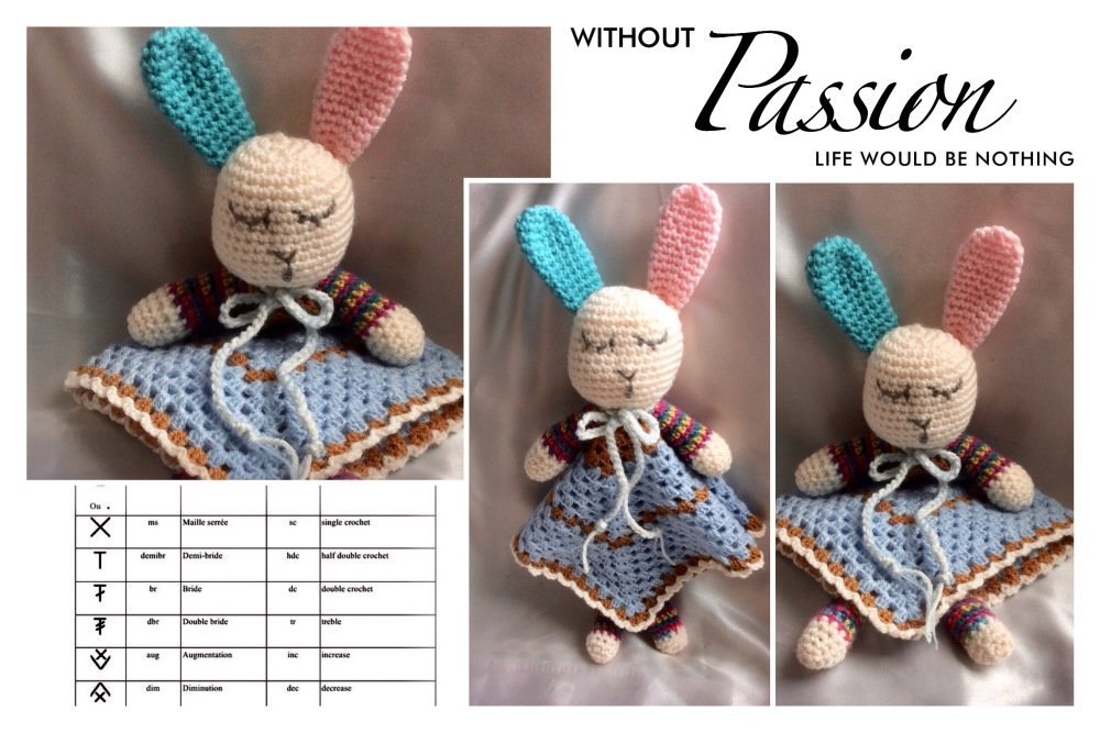 Amigurumi Modele Lapin Peluche Doudou Pour Bebe Au Crochet Un Grand Marche