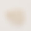 Lot de 10 perles bouchons gland bouchons  4mm intercalaires connecteurs d'embout plaqué or 14k