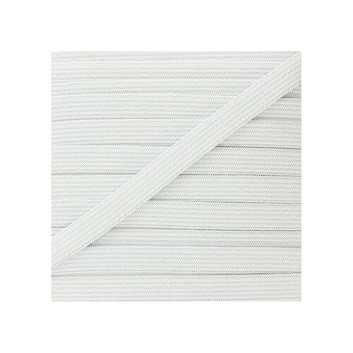Élastique plat professionnel de couture blanc  6.50mm  100%  garantie fabrication française mètre