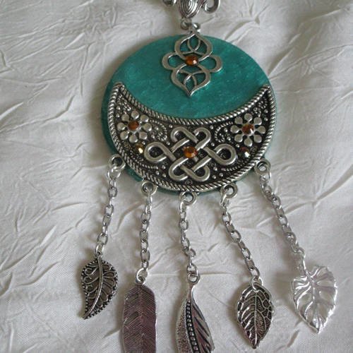 Collier Sautoir Vintage Long En Perles De Verre Multicolores - Plus De 90 Cm - Occasion Très Bon état