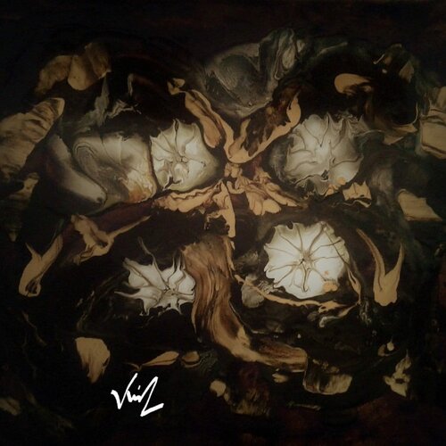 Carte postale avec enveloppe,artiste peintre française,chrysalides fleurs,impression brillant,or marron noir beige,cadeau fete anniversaire