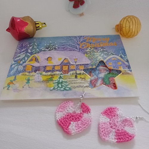 Boucles d'oreilles barbapapa