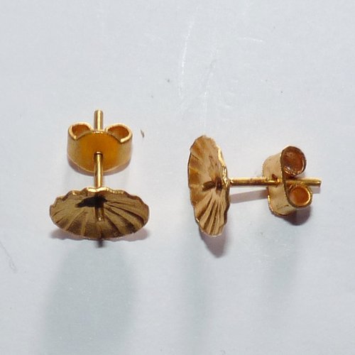 Base pour puces boucles d'oreilles support pic pour perle création de bijoux