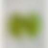 2 perles ondulées en verre vert pour pendentif fleuri charms pour créer des bijoux