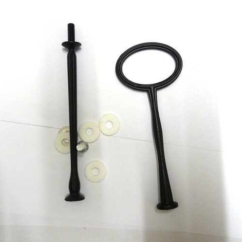 Kit de tiges pour 2 plateaux support de stand à gâteaux présentoir