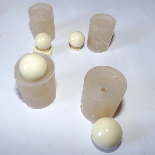 4 moules en silicone sphère boule pour création en résine