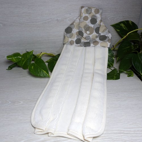 Essuie-mains lavable avec attache – fait main