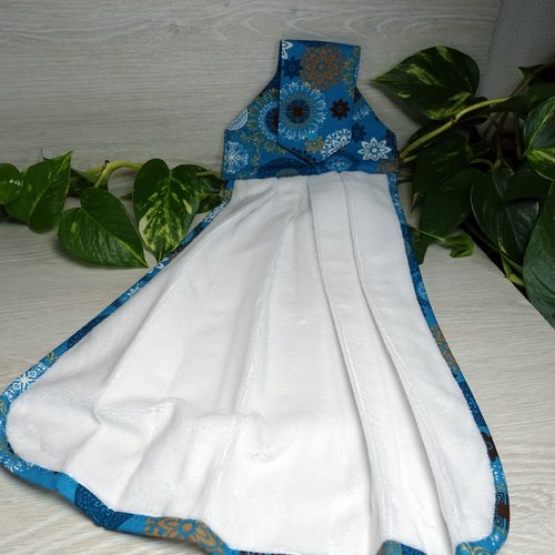 Essuie-mains lavable avec attache – fait main