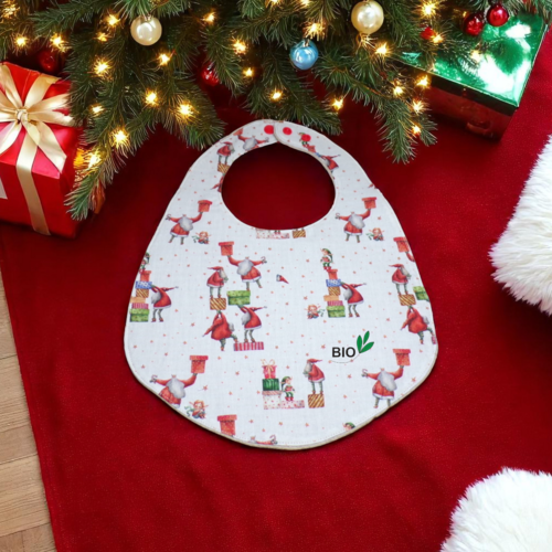 Bavoir coton éponge biologique taille 3 à 6 mois