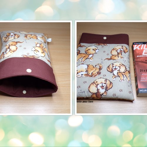 Pochette matelassée pour livre