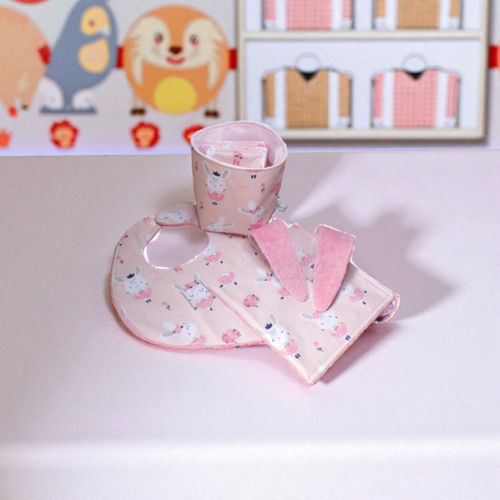 Ensemble pour bébé coton doublé d'éponge bambou