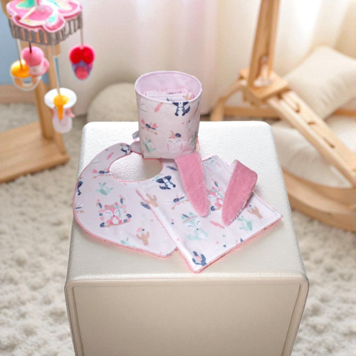 Ensemble pour bébé coton doublé d'éponge bambou