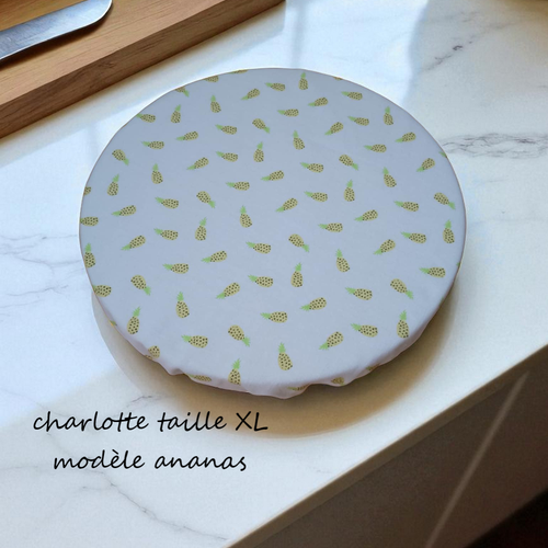 Charlotte alimentaire coton doublé pul certifié contact alimentaire taille xl, modèles au choix