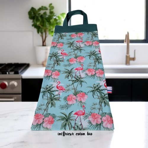 Sac à baguettes de pain, intérieur coton bio modèle au choix