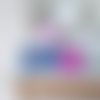 Papier toilette lavable, réutilisable en lot de 5 feuilles motif fleurs multicolores