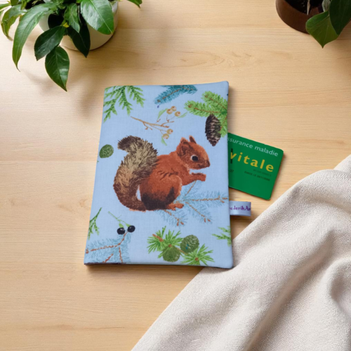 Pochette, étui à ordonnances, carte vitale et carte mutuelle modèle au choix