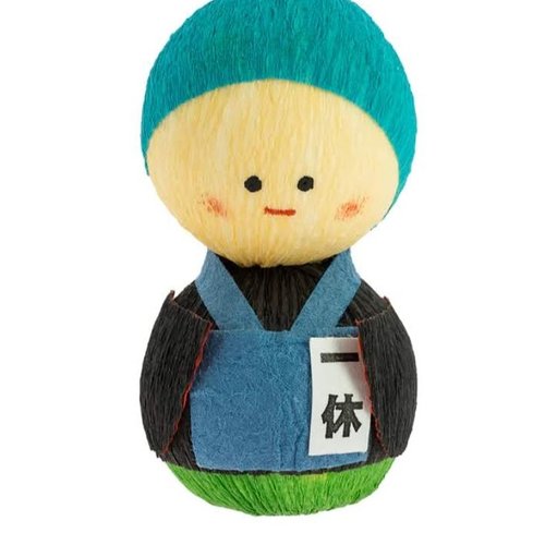 Okiagari culbuto porte-bonheur japonais chance et bébé. fabriqué au japon.