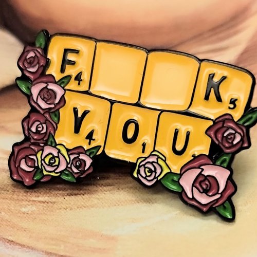 Pins métail émaillé message antistress broche soutien santé mentale