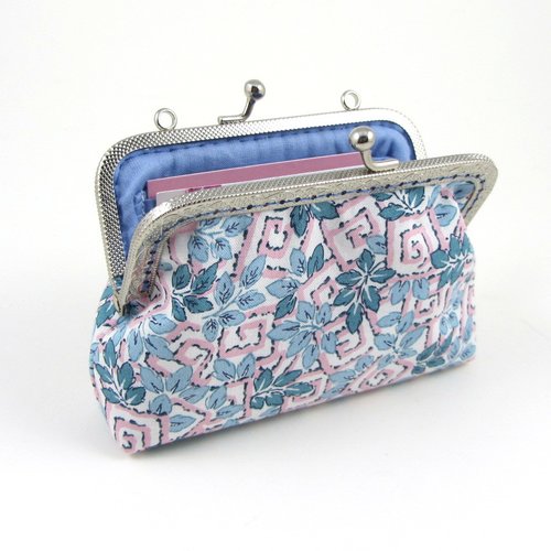 Porte monnaie en liberty london parks, porte carte