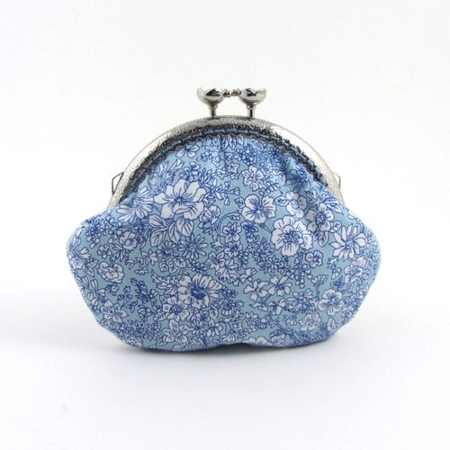Porte monnaie en coton liberty