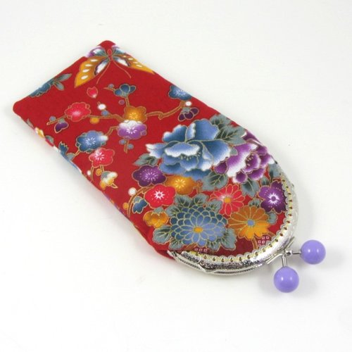 Étui à lunettes en coton japonais