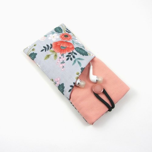 Etui portable souple avec compartiment pour les écouteurs