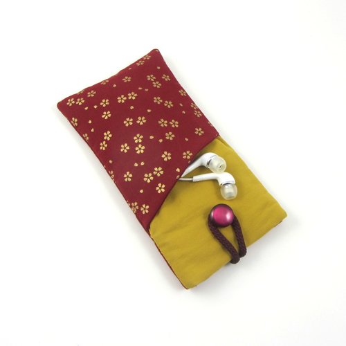 Etui portable souple en coton japonais
