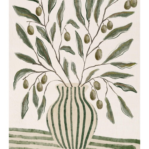 Affiche botanique olive  illustration art mural  décoration nature &amp; méditerranée  affiche olivier et art mural nature