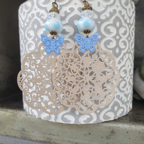 Boucles cosy buterfly