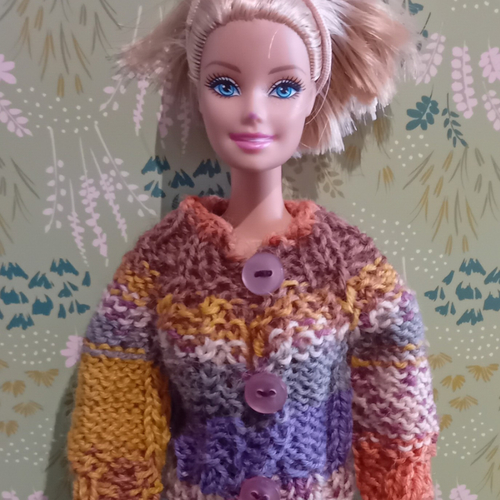 Vêtement pour poupée barbie - gilet