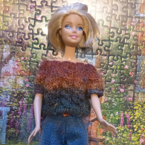 Vêtement pour poupée barbie - ensemble jean