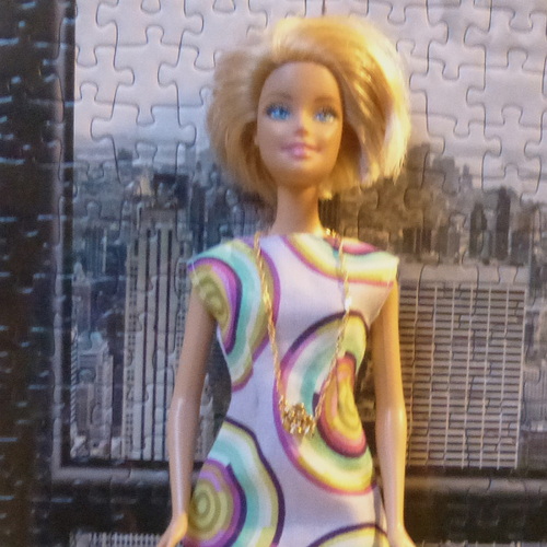 Vêtement pour poupée barbie - robe chic